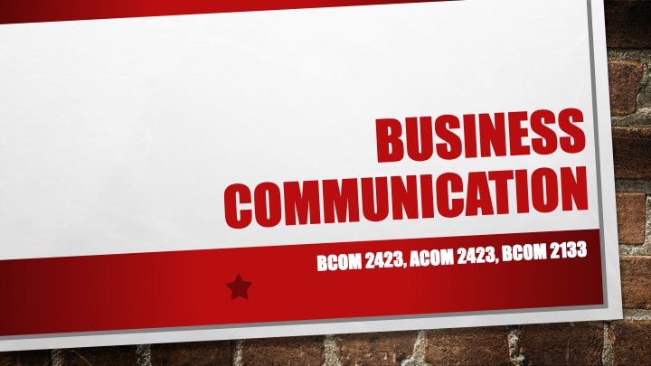 Business Communication