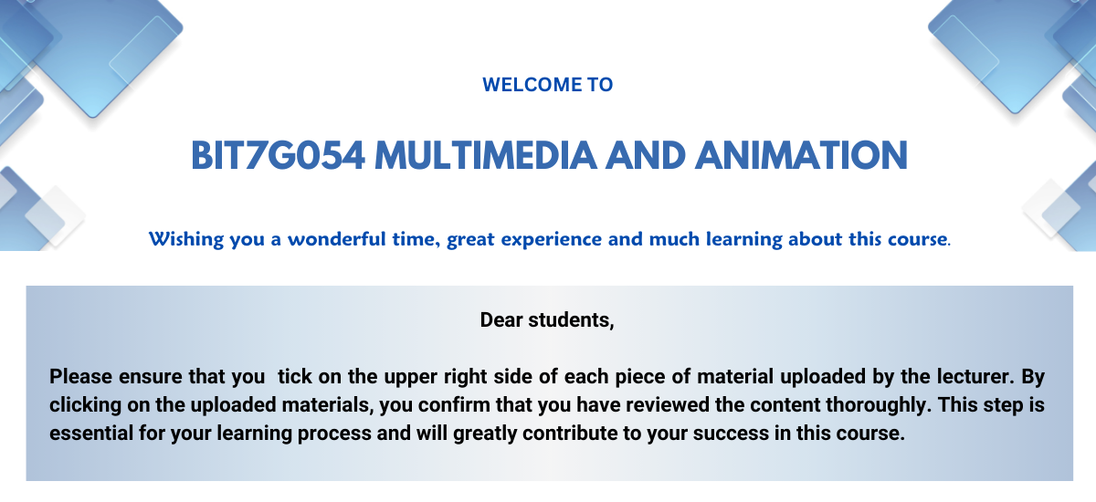 Multimedia and Animation